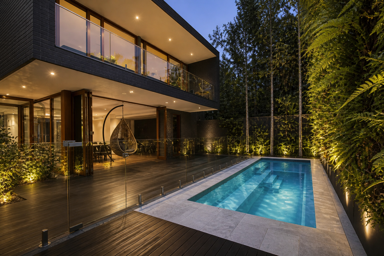 The Journey fibreglass swimming pool